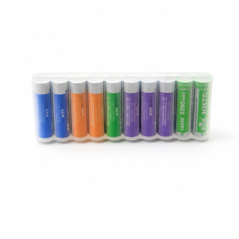 10× 18650 Battery Holder Case Transparent PP Plastic High Capacity