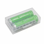 2× 20700 21700 Battery Holder Case Transparent Plastic Storage