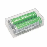 2× 20700 21700 Battery Holder Case Transparent Plastic Storage
