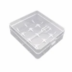 4× 18650 Battery Holder Case Transparent PP Plastic Storage Protection