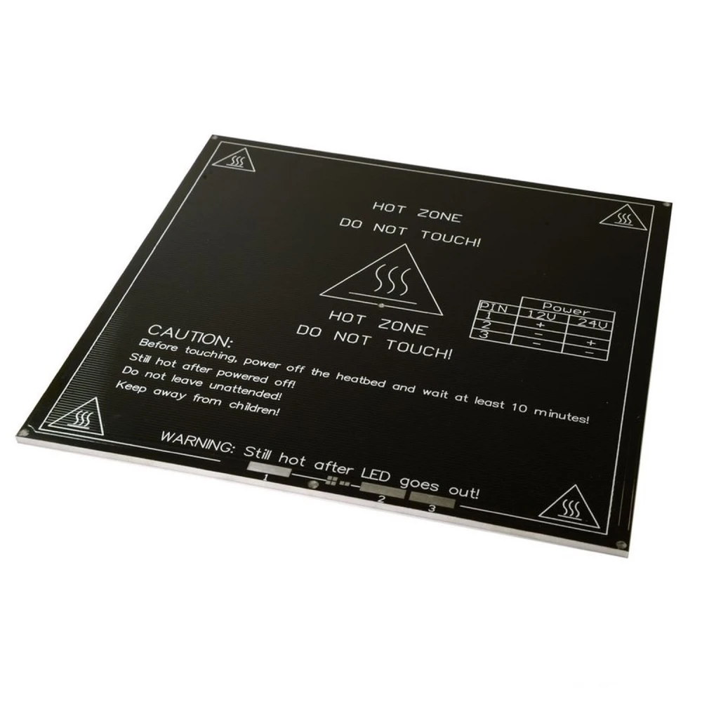MK3 200x200 aluminium heated bed for Prusa 3D printer