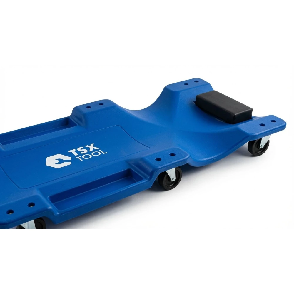 Durable Plastic Mechanic’s Creeper with Wheels TSX TOOL