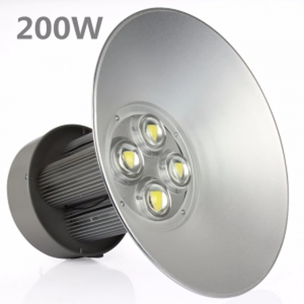 200W LED Industrial High Bay 6000K Bright Light PF 0.95