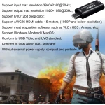 1080P USB HDMI Video Capture Card for Streaming, Gaming and Video Calls