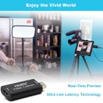 1080P USB HDMI Video Capture Card for Streaming, Gaming and Video Calls