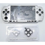 PSP 2000 Slim complete silver shell with buttons for repair