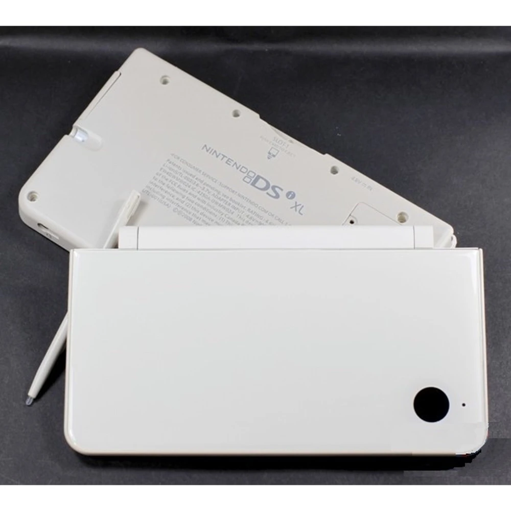 White Nintendo DSi XL shell - full replacement with buttons and screws