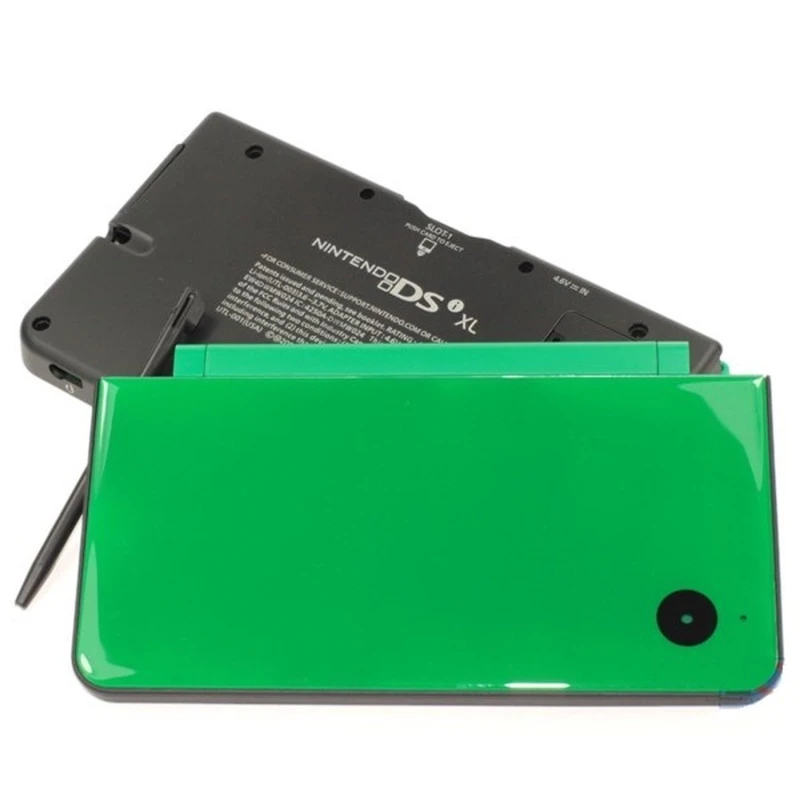 Green NDSi XL shell - complete replacement for Nintendo DSi XL