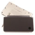 Nintendo DSi XL brown shell replacement with buttons and screws