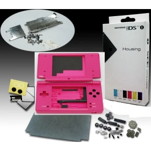 Pink Nintendo DSi shell - complete replacement with buttons and screws