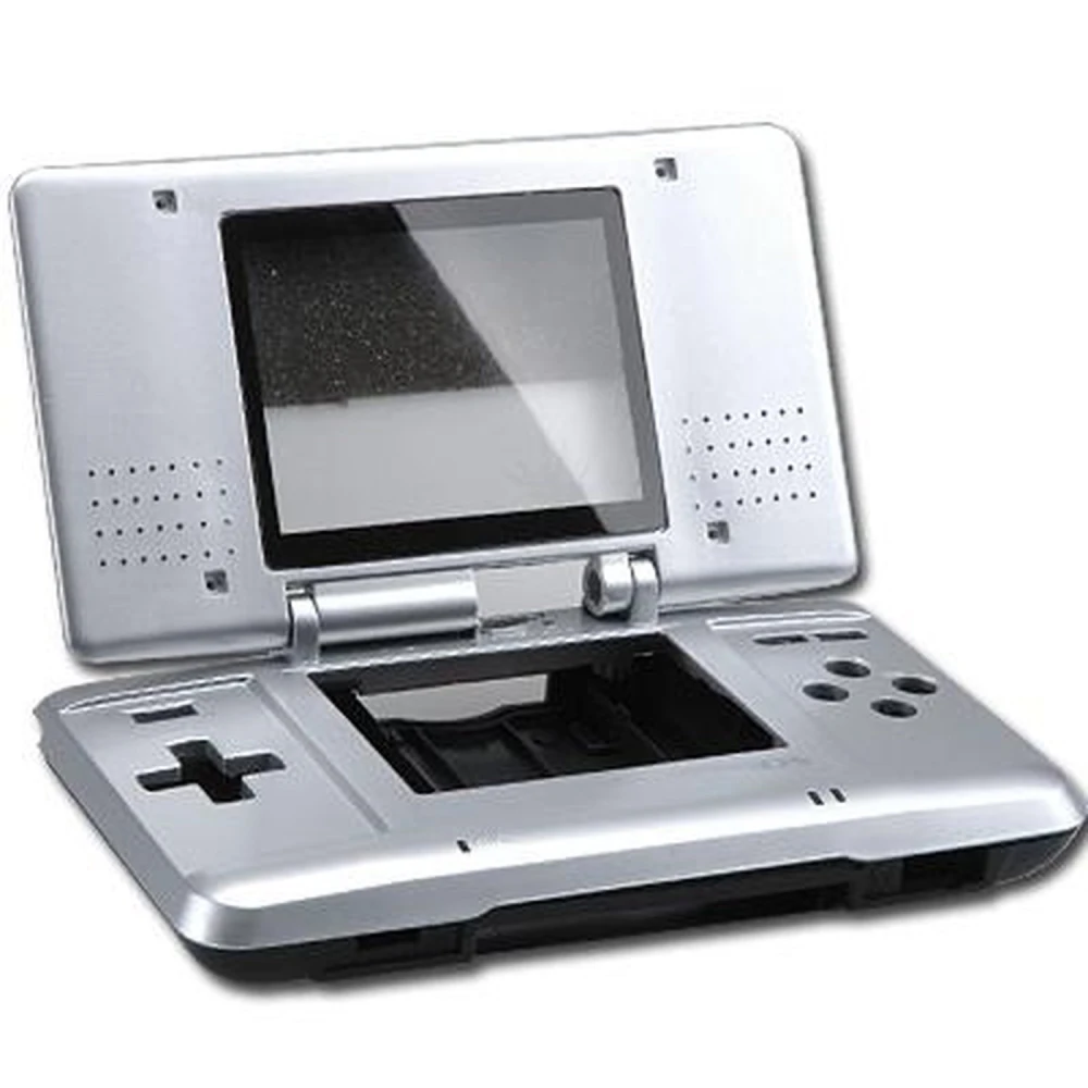 Nintendo DS silver replacement shell for repair and maintenance