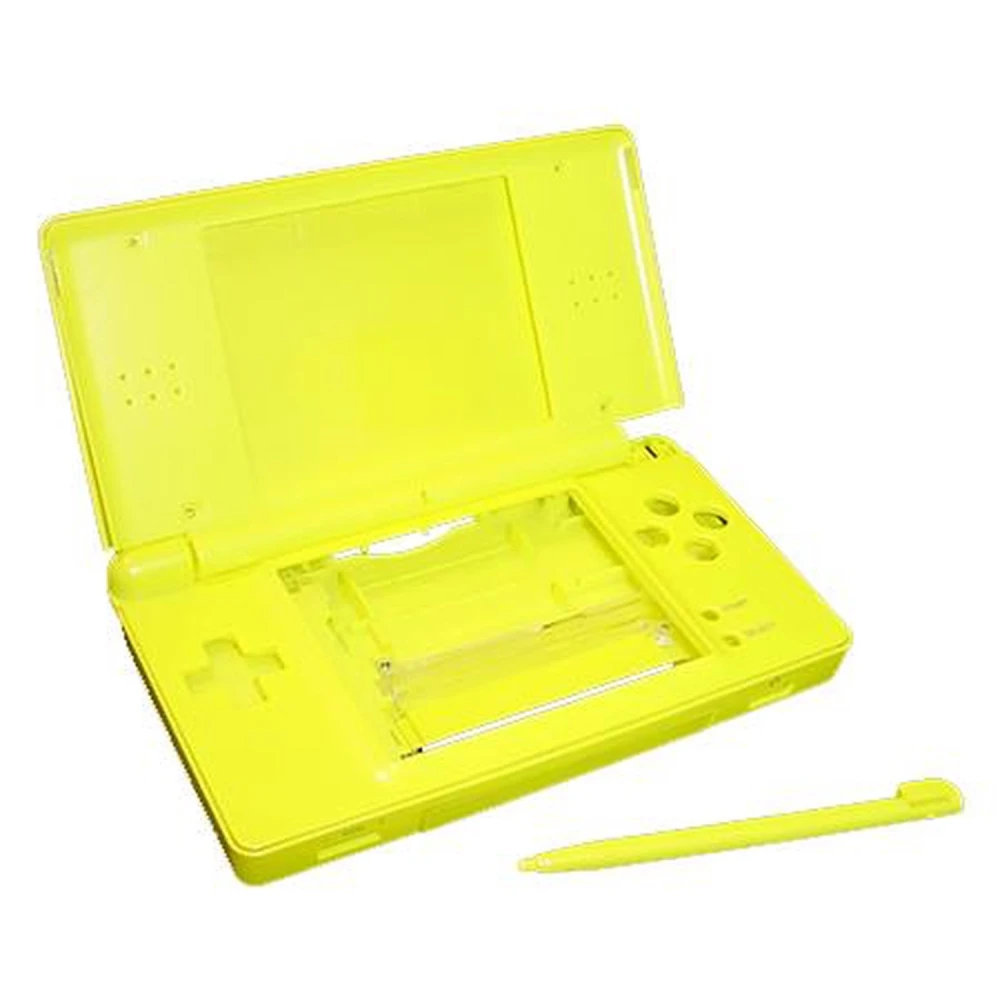 Nintendo DS Lite yellow replacement shell for repair and customisation