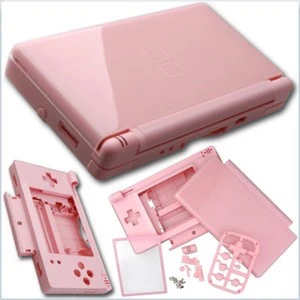 Pink Nintendo DS Lite replacement shell for full replacement and customisation