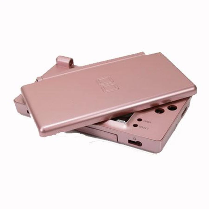 Replacement shell for Nintendo DS Lite in pink metallic