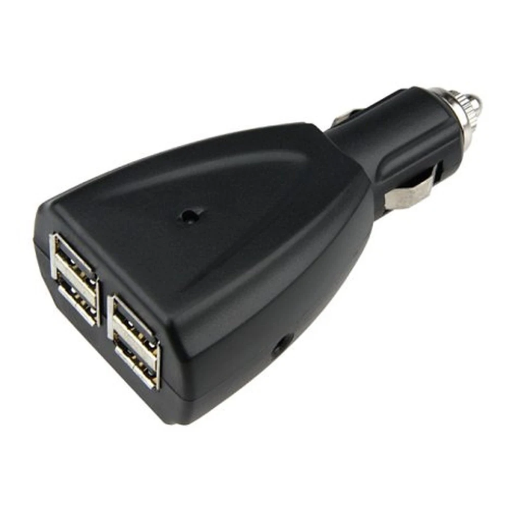 4-Port USB Car Charger for Fast, Efficient Multi-Device Charging