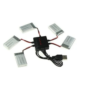 USB charger for 5 batteries at once for the Syma X5C quadcopter and compatible models
