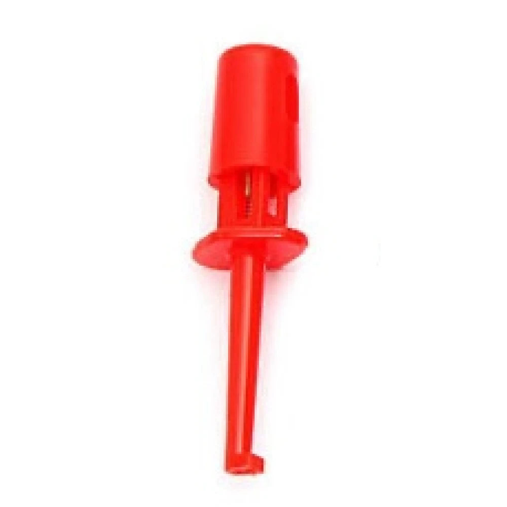 4cm Red Test Probe Cable Clip with Single Hooks