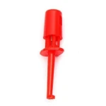 4cm Red Test Probe Cable Clip with Single Hooks