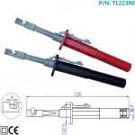 Insulated hook clips catIII and banana plug TL22380 Amass