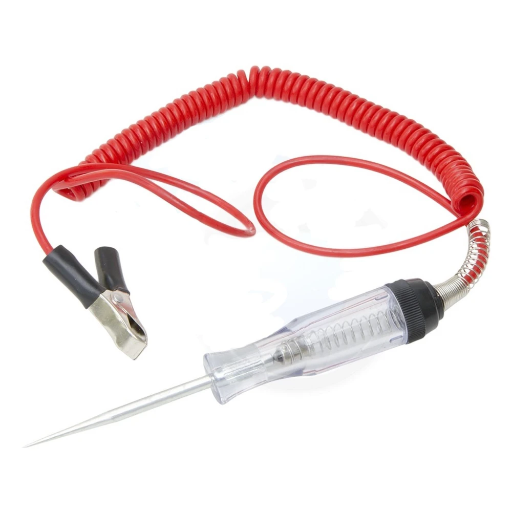 Herramienta comprobador eléctrico para coches 6V-24V TSX TOOL en uso