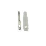 Satkit 4mm White Banana Connector BP4526 for Custom Cables