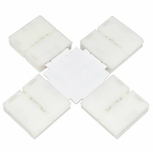 YourLed X-Shape LED Clip Connector 10mm 4Pin 5050 RGB for LED Strip