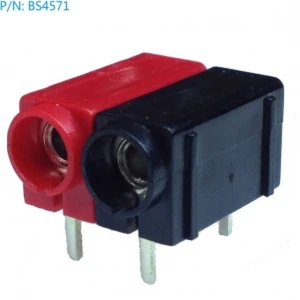 Amass BS4571 4mm Female Banana Surface Mount Connector for PCB Boards