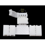 T-shape LED Connector 4 Pin 10mm 5050 RGB for LED Strips YourLed