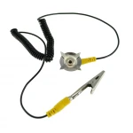 Anti-Static Mat Earth Connector with Clip and 4mm Banana Plug
