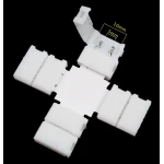 X-Shape LED Clip Connectors 10mm 2 Pin 5050 RGB for LED Strips