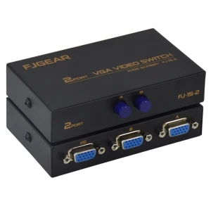 2-Port VGA Switch 1 Output - Lossless VGA Switch for PC Monitor