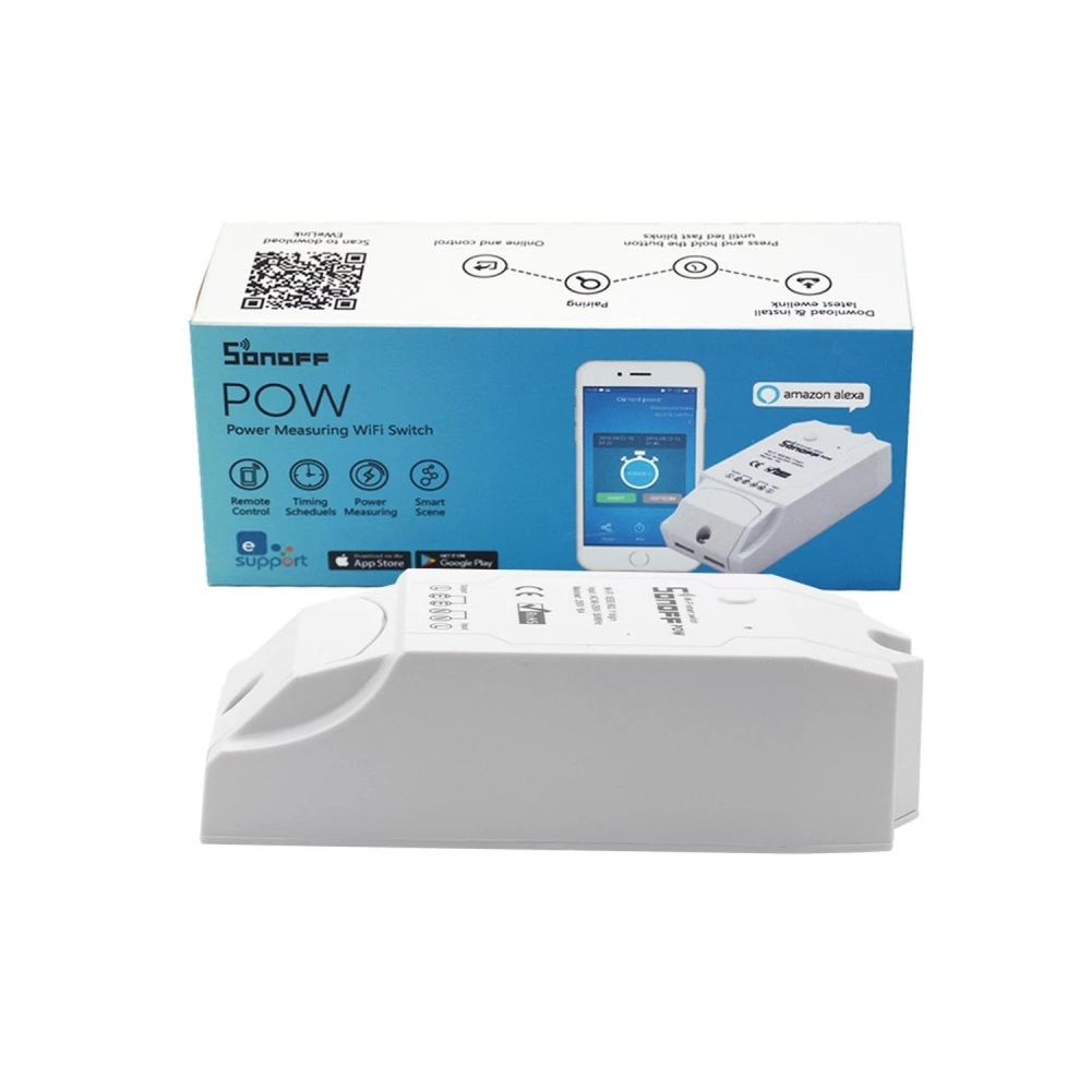 Sonoff Pow WiFi Switch with Smart Energy Monitoring and Remote Control