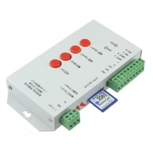 Programmable T-1000S DMX512 RGB LED Controller with Memory Card