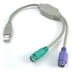 USB to PS/2 Adapter for Keyboard and Mouse - satkit