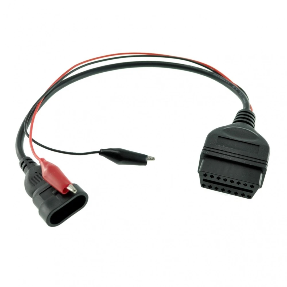 Fiat Alfa Lancia 3 Pin to 16 Pin OBDII Adapter for vehicle diagnostics