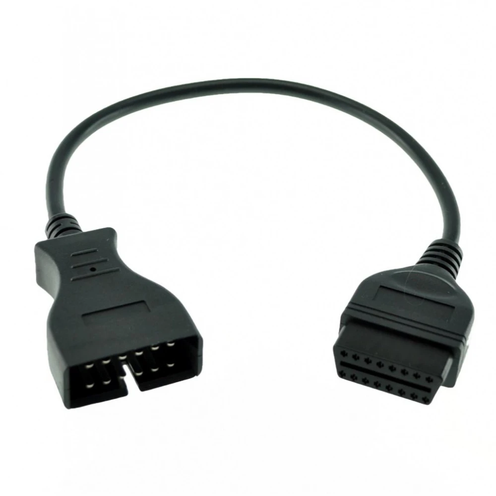 GM 12 Pin to 16 Pin OBDII Adapter for GM Vehicle Diagnostics