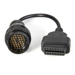 Mercedes Benz 38 pin to OBD2 16 pin adapter for vehicle diagnostics