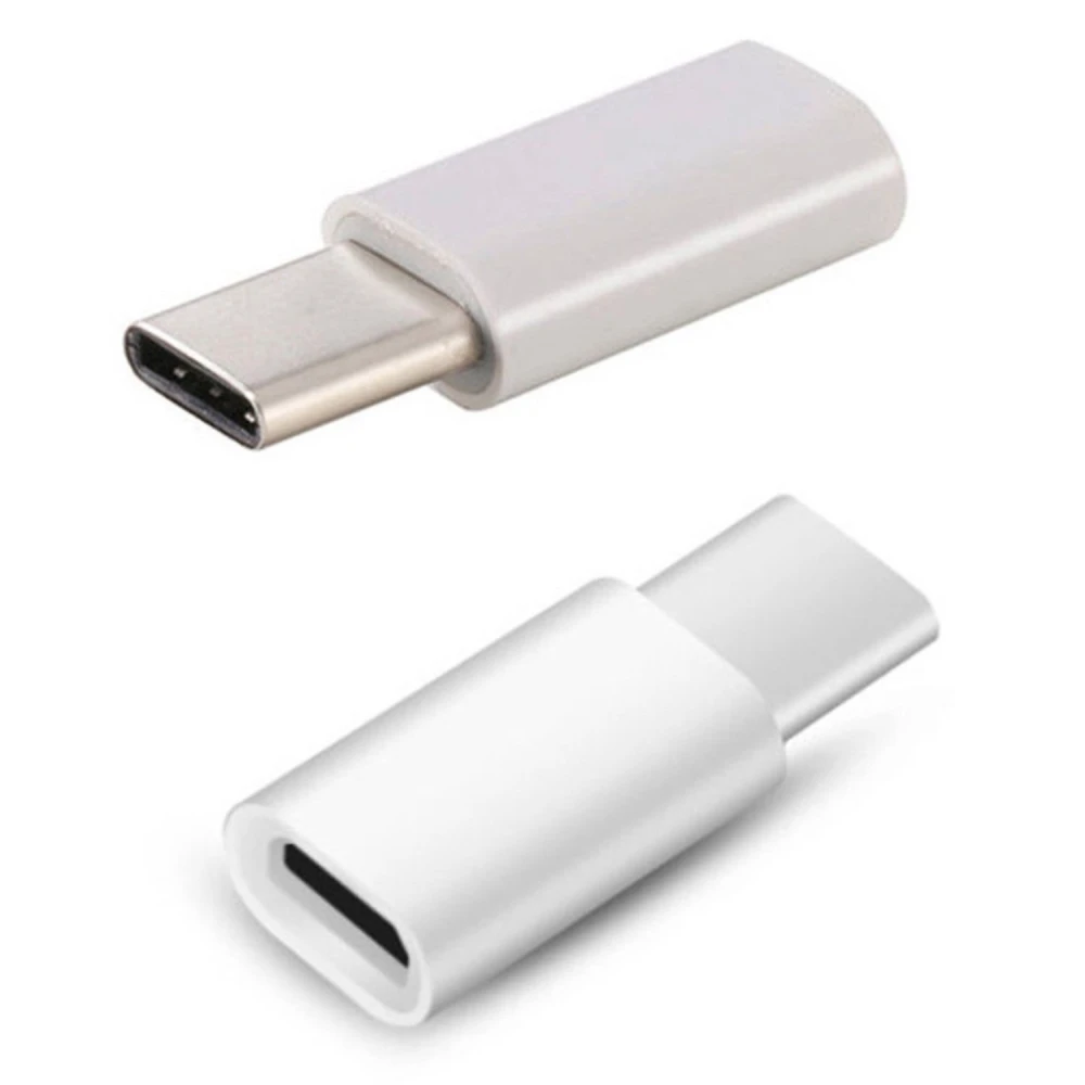 Micro USB 2.0 to USB-C USB 3.1 Type C Adapter, White
