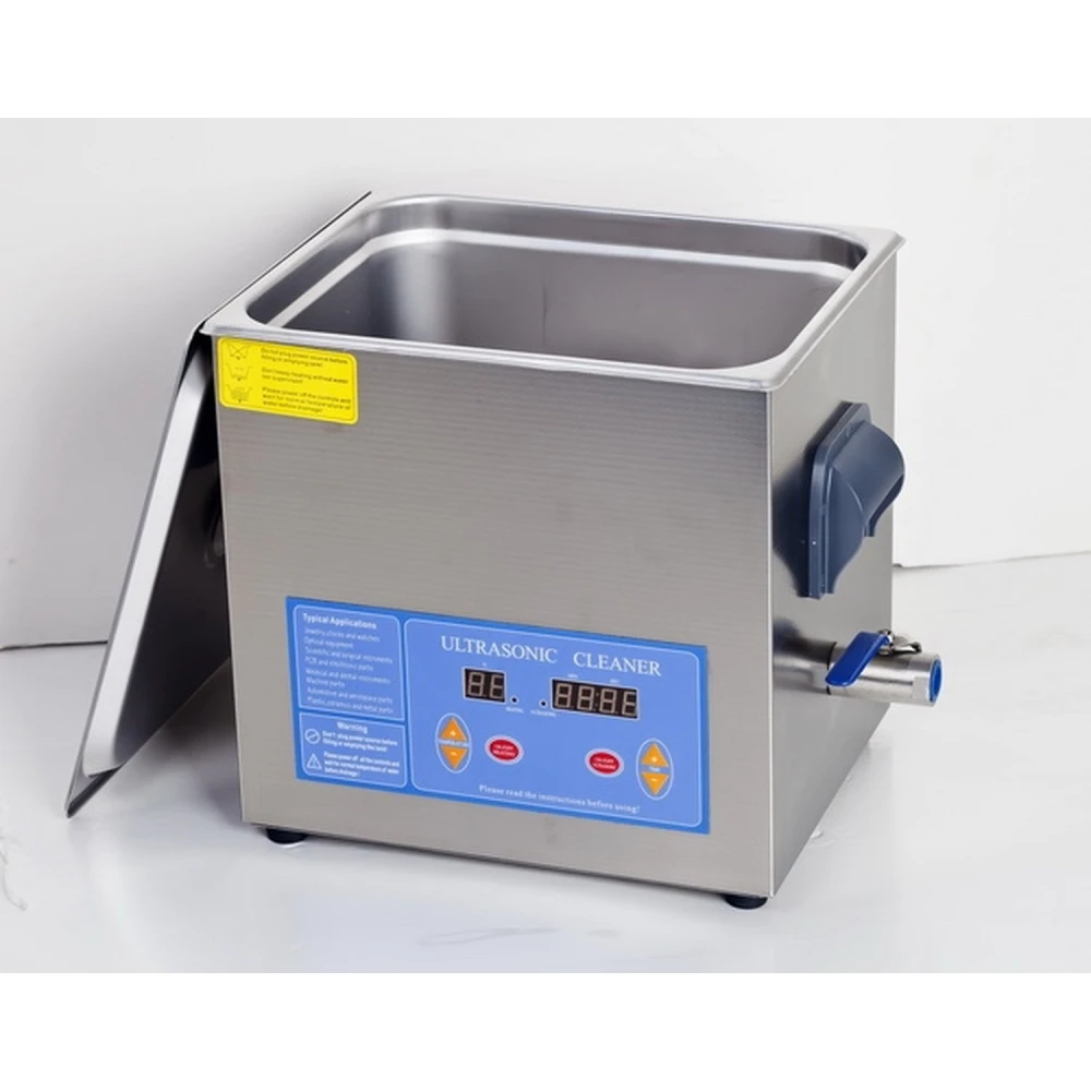 9L ultrasonic cleaner Mod-410HTD in stainless steel
