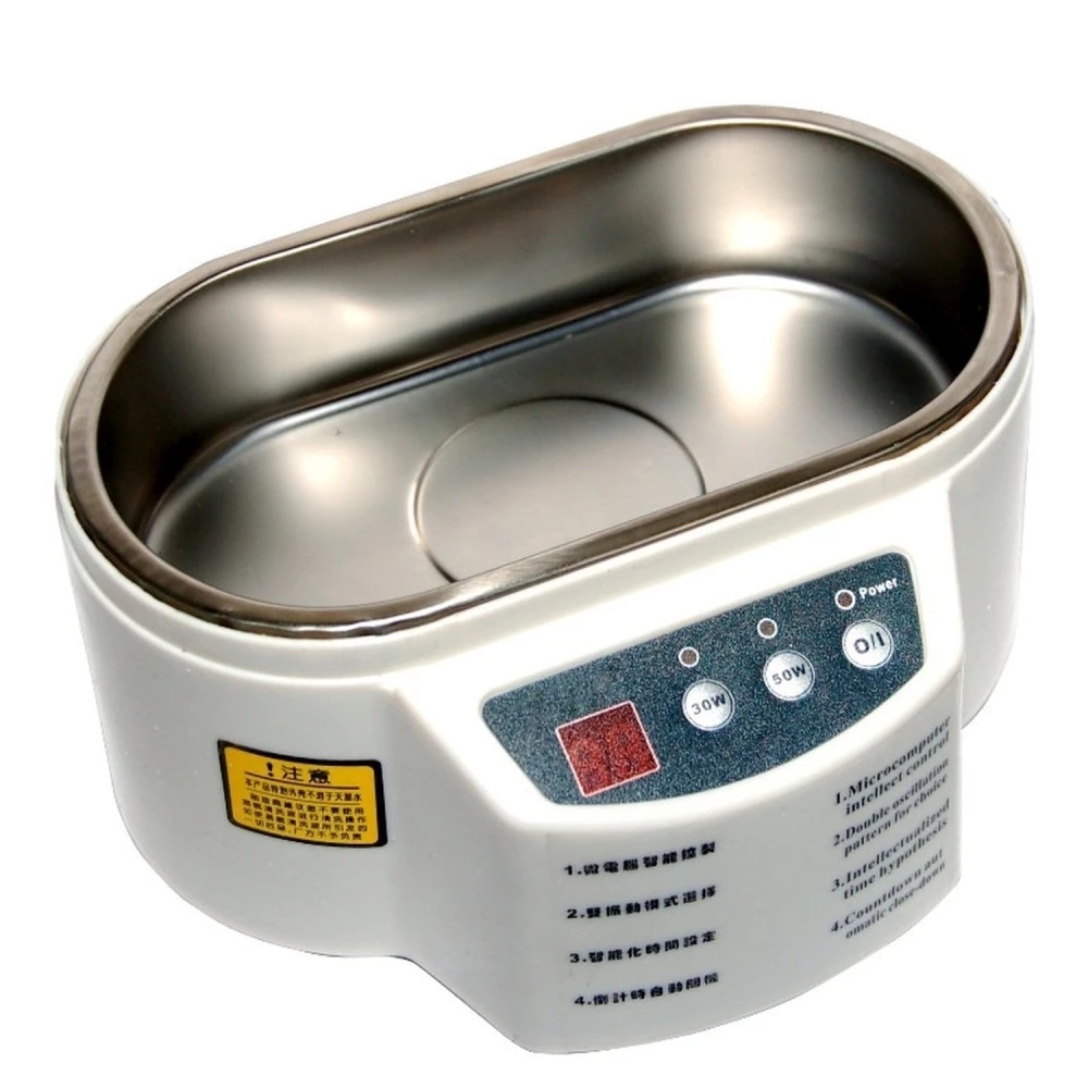 Mlink 105-D ultrasonic cleaner with 0.5 litre tank and 30/50W power