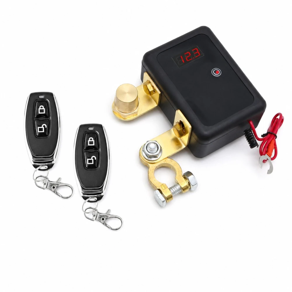 Car Battery Disconnector 12V Terminal Universal Cut-Off Switch Anti-Theft