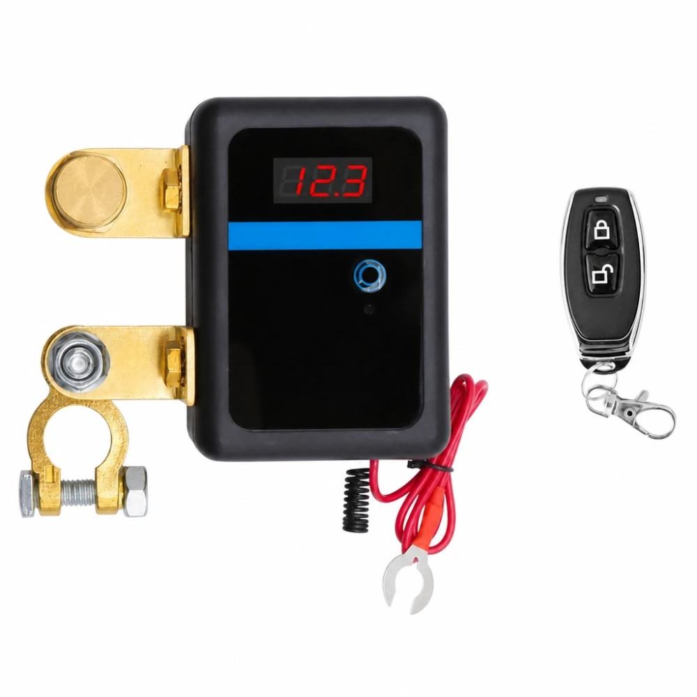 Car Battery Disconnector 12V Terminal Universal Cut-Off Switch Anti-Theft
