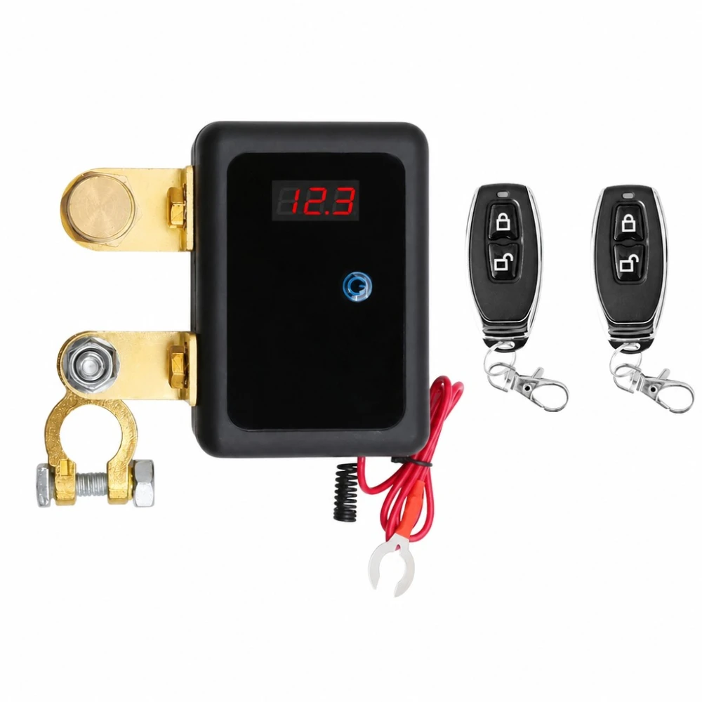 Car Battery Disconnector 12V Terminal Universal Cut-Off Switch Anti-Theft