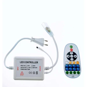220V LED strip dimmer with remote control and dimmer