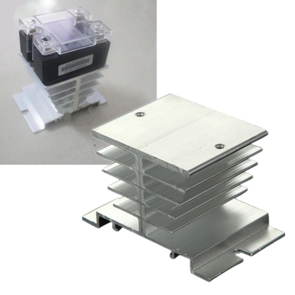 Aluminium heatsink for SSR solid state relay 10~40A
