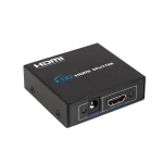 Full HD HDMI Splitter 1x2 with 1 input and 2 outputs, compatible with 1080p HDTV and 3D