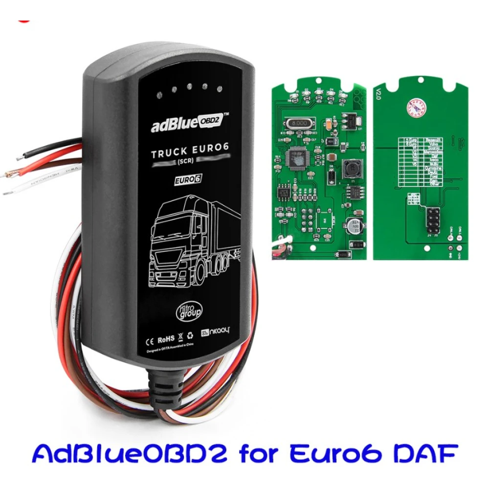 DAF Euro6 AdBlue emulator compatible with DAF XF, CF and LF Euro6 trucks