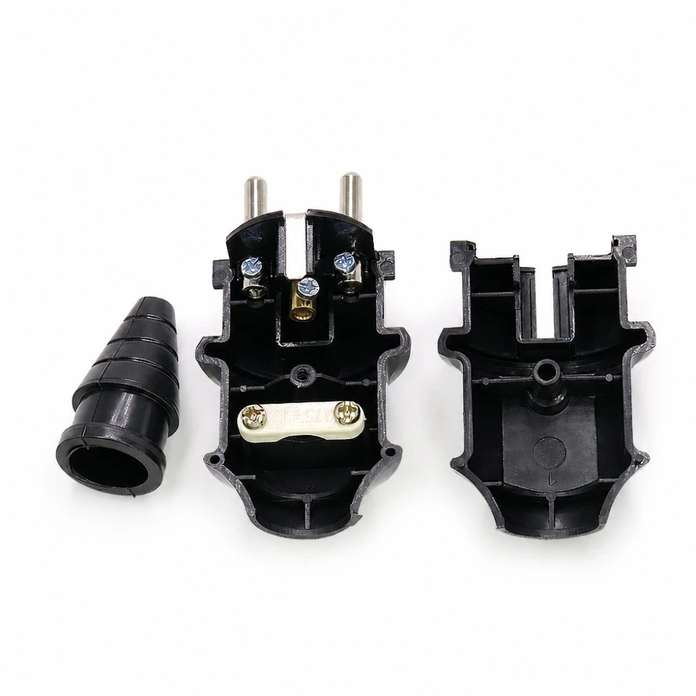 SCHUKO Rewirable Plug 16A 250V Type F German European Industrial Repair