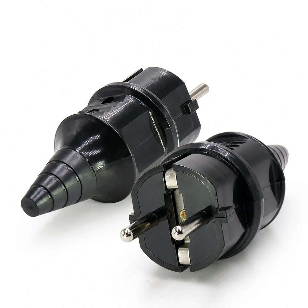 SCHUKO Rewirable Plug 16A 250V Type F German European Industrial Repair