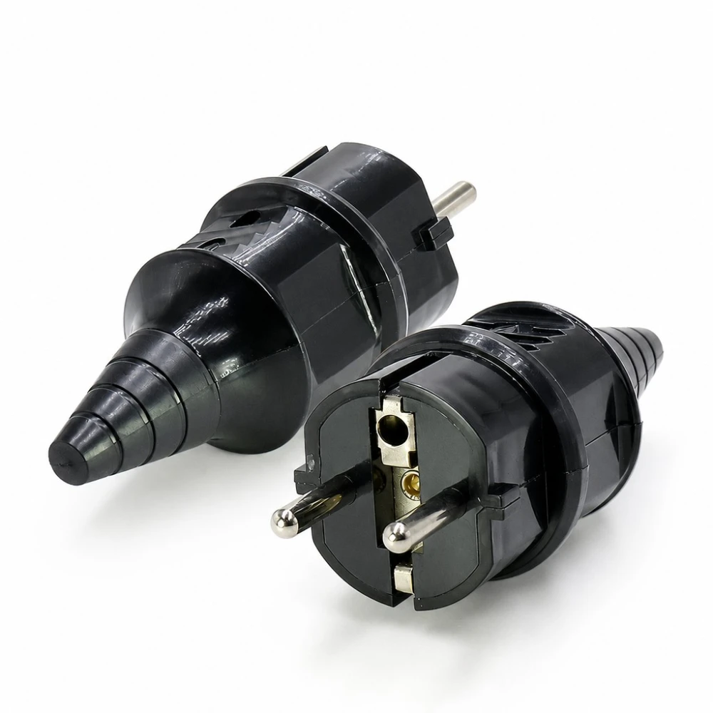 SCHUKO Rewirable Plug 16A 250V Type F German European Industrial Repair